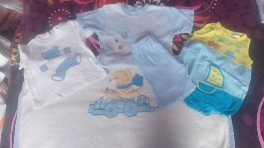 Всичко за бебето на комплекти чист памук -25-40лв.