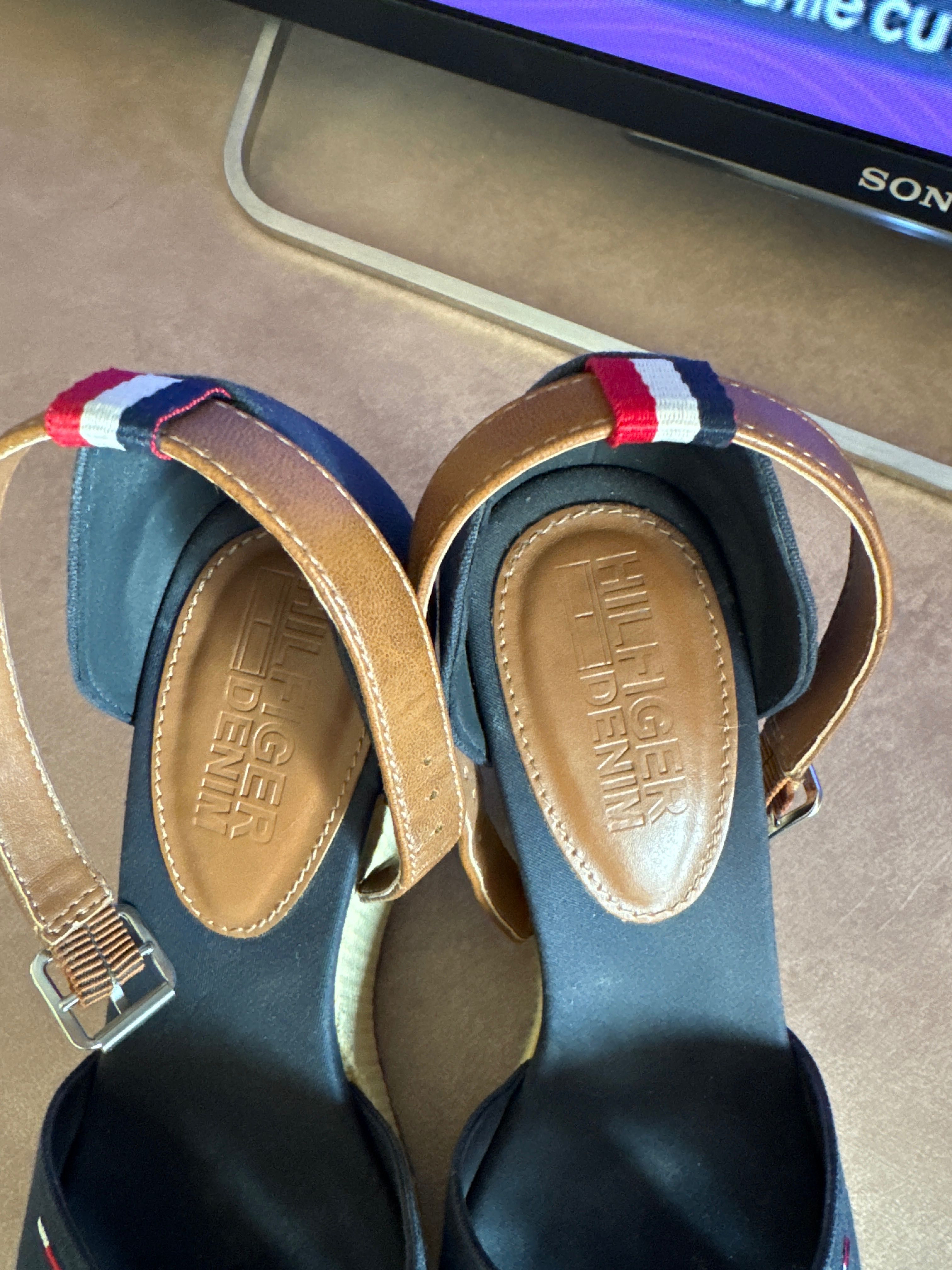 Sandale cu platformă Tommy Hilfiger