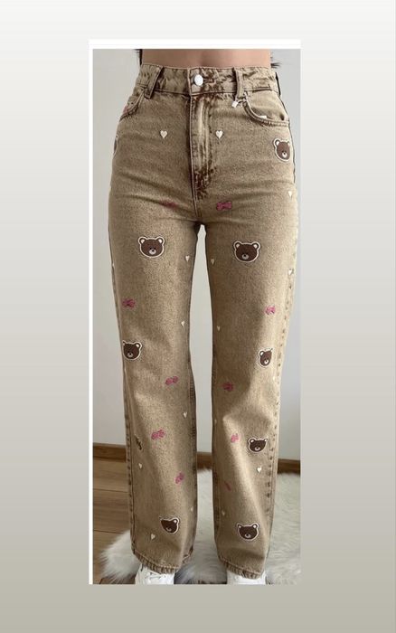 Стахотни дънки с мечета