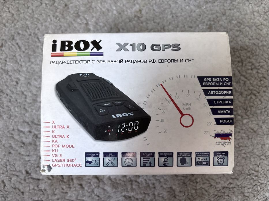 Радар-Детектор с GPS iBox X10