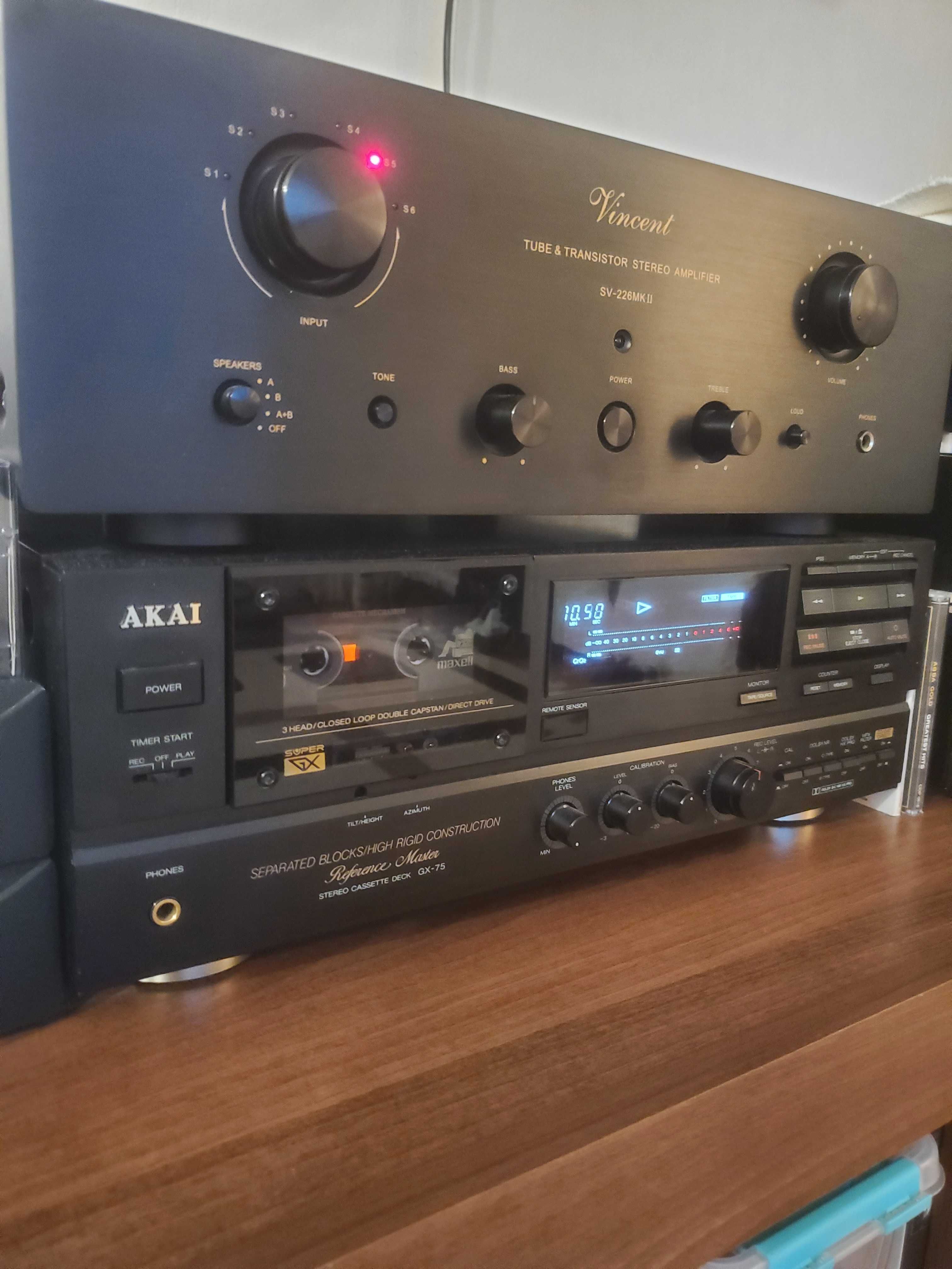 Vand cassette deck AKAI  GX 75 Direct Drive 3 capete