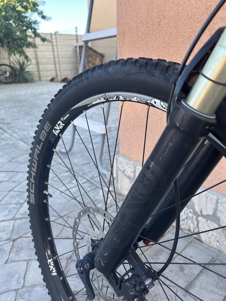 Bicicletă Full Suspension – roți 27.5, cadru S