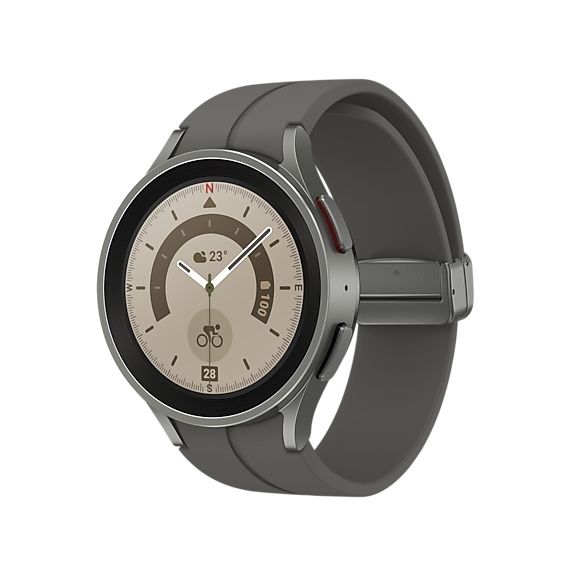 НОВ!!! Смарт часовник Samsung Galaxy Watch 5 Pro, 45 mm, Gray Titanium
