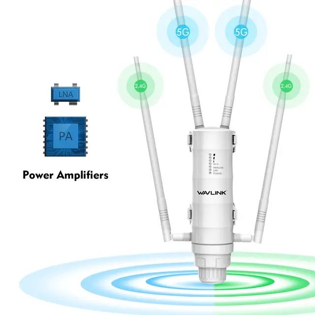 Wavlink AC1200 2.4G/5G водоустойчив WiFi екстендер