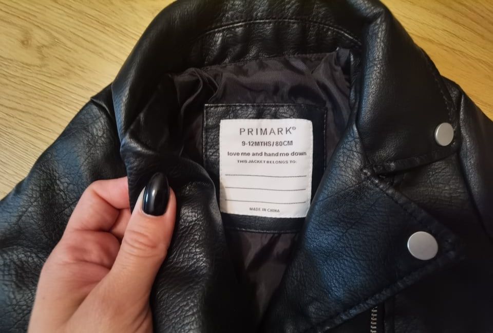 Детско кожено яке primark