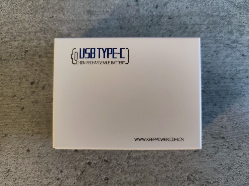2 броя Батерия Keeppower RCR123A 1000mAh със защита и USB-C зареждане