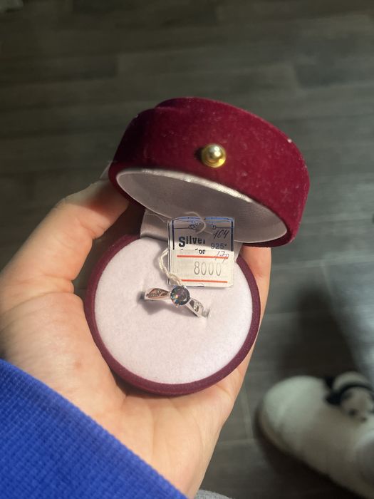 Кольцо серебро 925