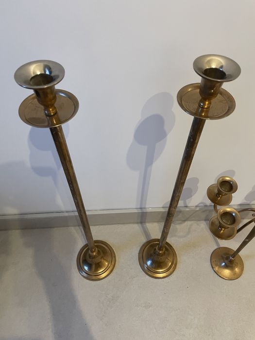 Suport lumanare culoare auriu