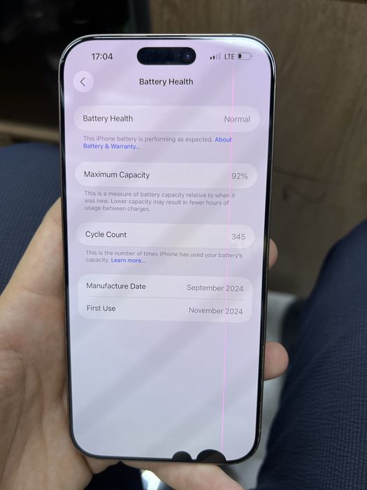 iPhone 16 Pro Max 256GB simkartalik