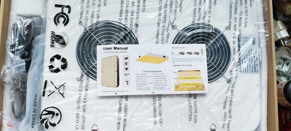 LED лампа за отглеждане на растения GL-CR1200