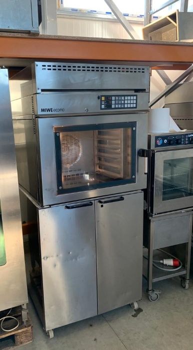 Cuptor Miwe patiserie 6 tavi + hota condensare + suport 2 bucati