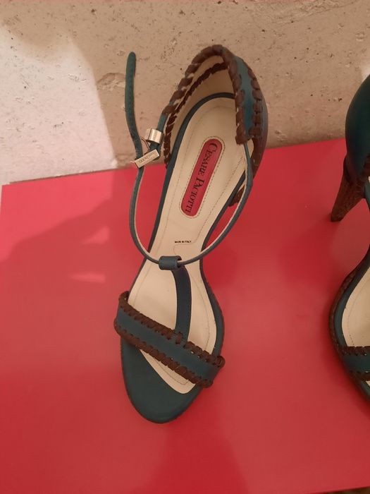 Sandale Cesare Paciotti si ghetuțe catifea Bisconi