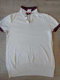 Бяла тениска Zara M размер