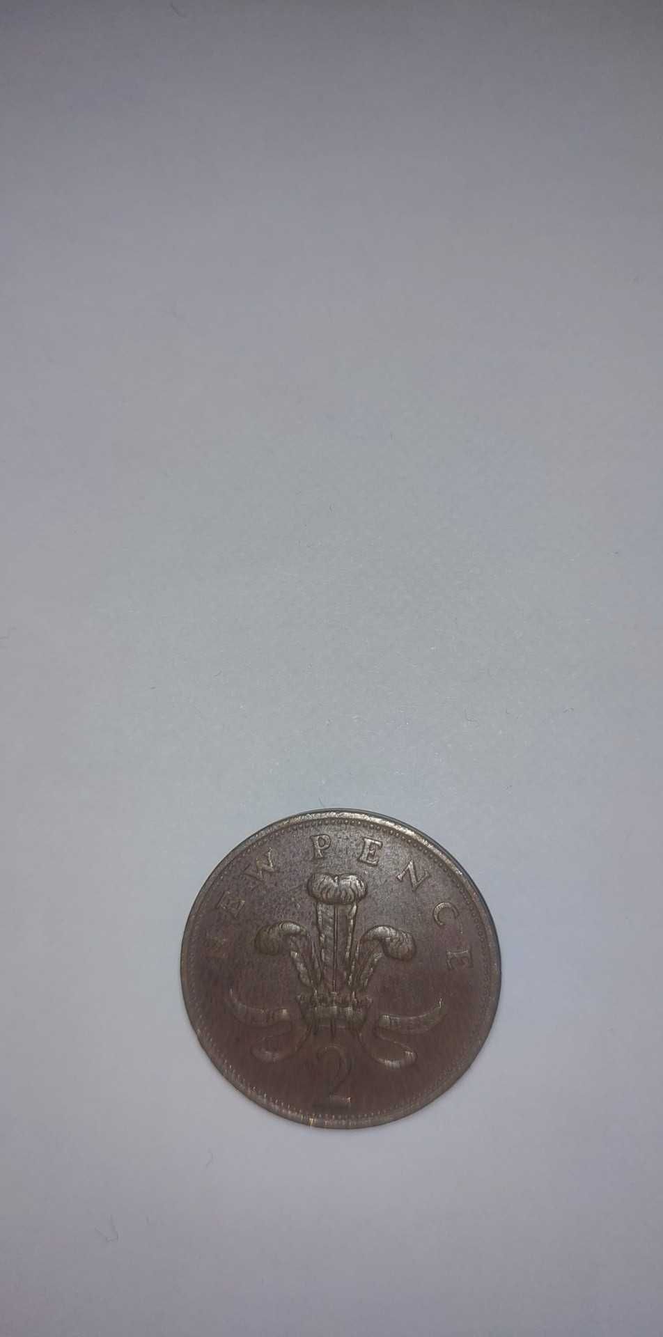 Monede  2 New Pence 1971,1981, plus alti ani !