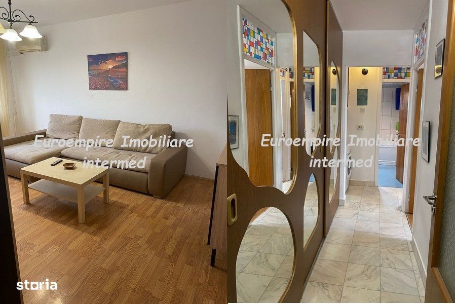 Apartament 3 camere de vanzare zona Faleza Nord, CENTRALA GAZ, mobilat
