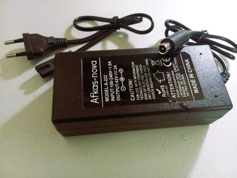 качественная зарядка для самоката на 42v 2A и 3А