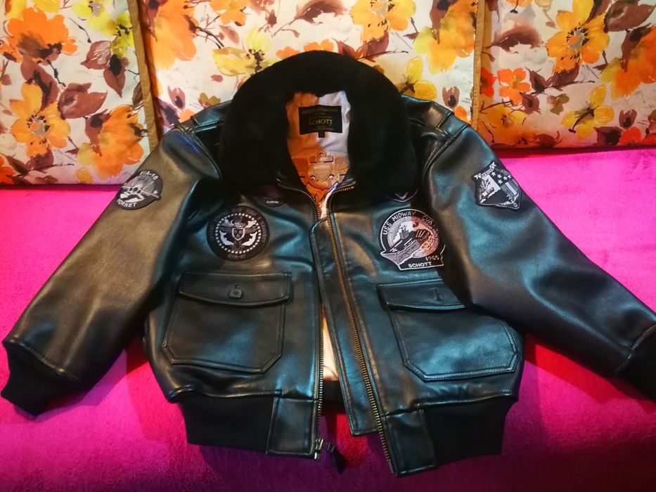 Geaca Pilot Aviator U.S.Navy G-1 SCHOTT Top Gun*Wings Of Gold Stealth*