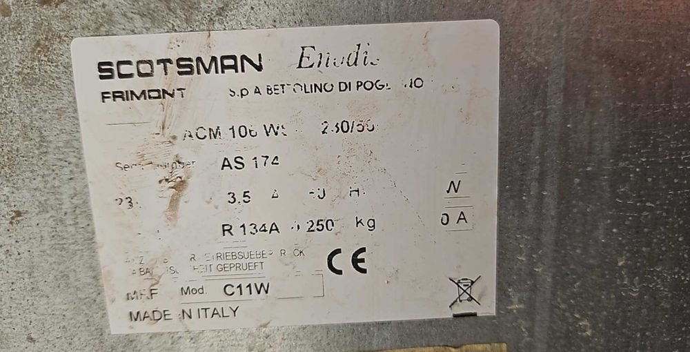 Scotsman 106 ледогенератор, не е на вода