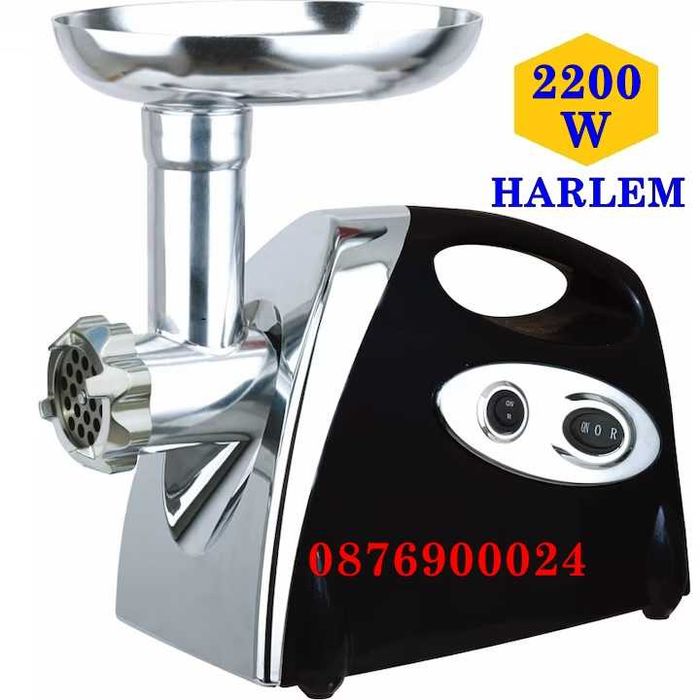 ПРОМО! МОЩНА Електрическа месомелачка 2000W Crown 2200W Harlem