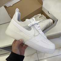 Nike AIR Force 1 React Tripple white