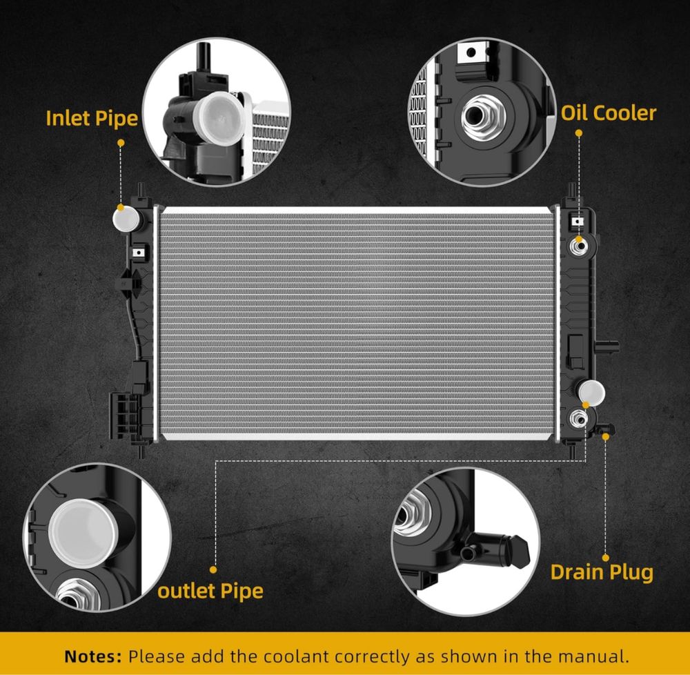 Radiator GM Malibu,nexia,spark,damas,lacetti, радиатор авто, radiatr