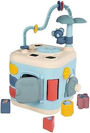 Нов Детски куб за игра Smoby 5 страни сортер и интерактивни функции