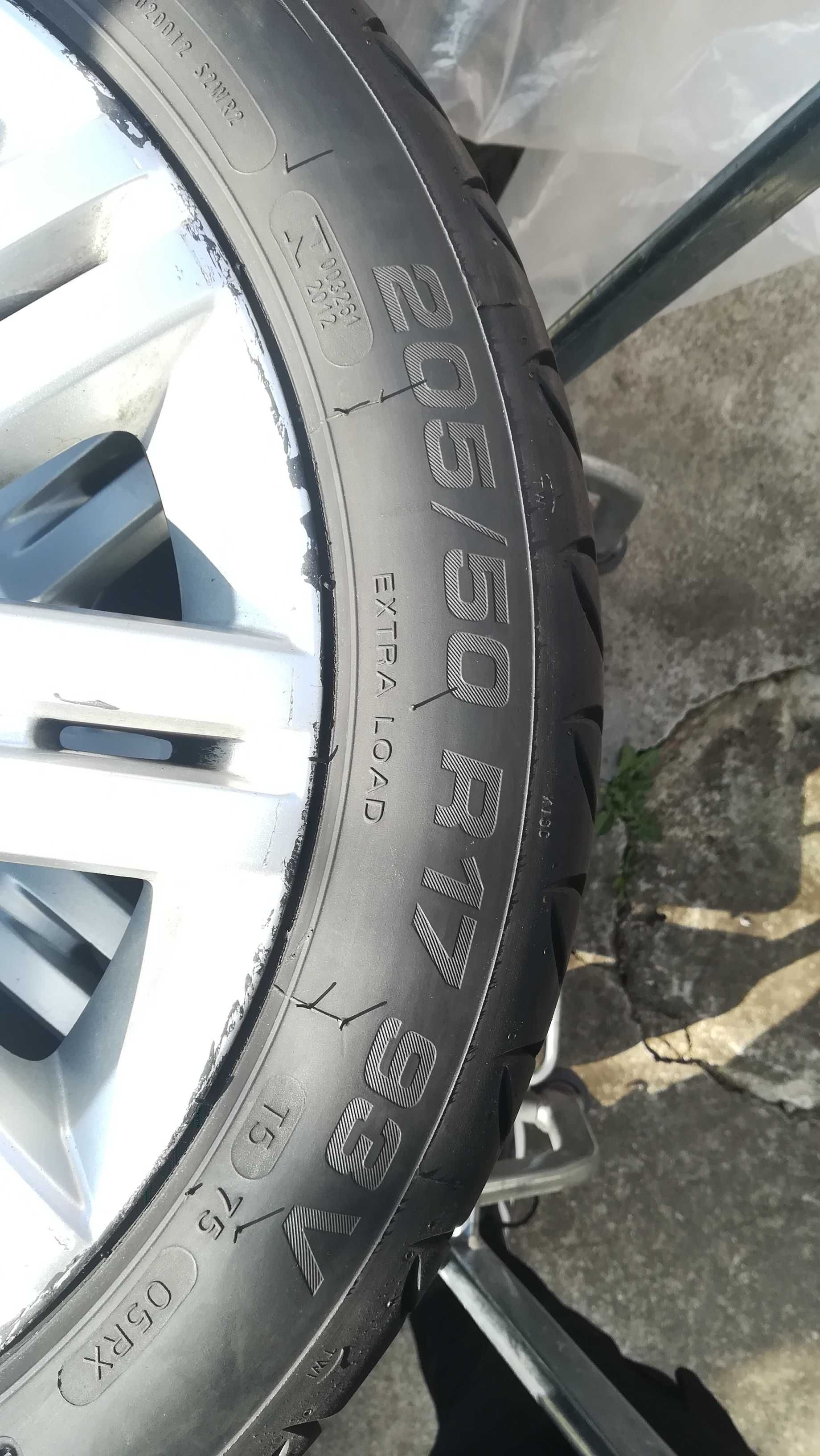 Jante aliaj Ford Originale 5x108 R17 cu cauciucuri 205/50 R17 93V noi