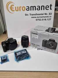 Aparat Foto DSLR Canon EOS 250D, Obiectiv EF-S 18-55mm -T-