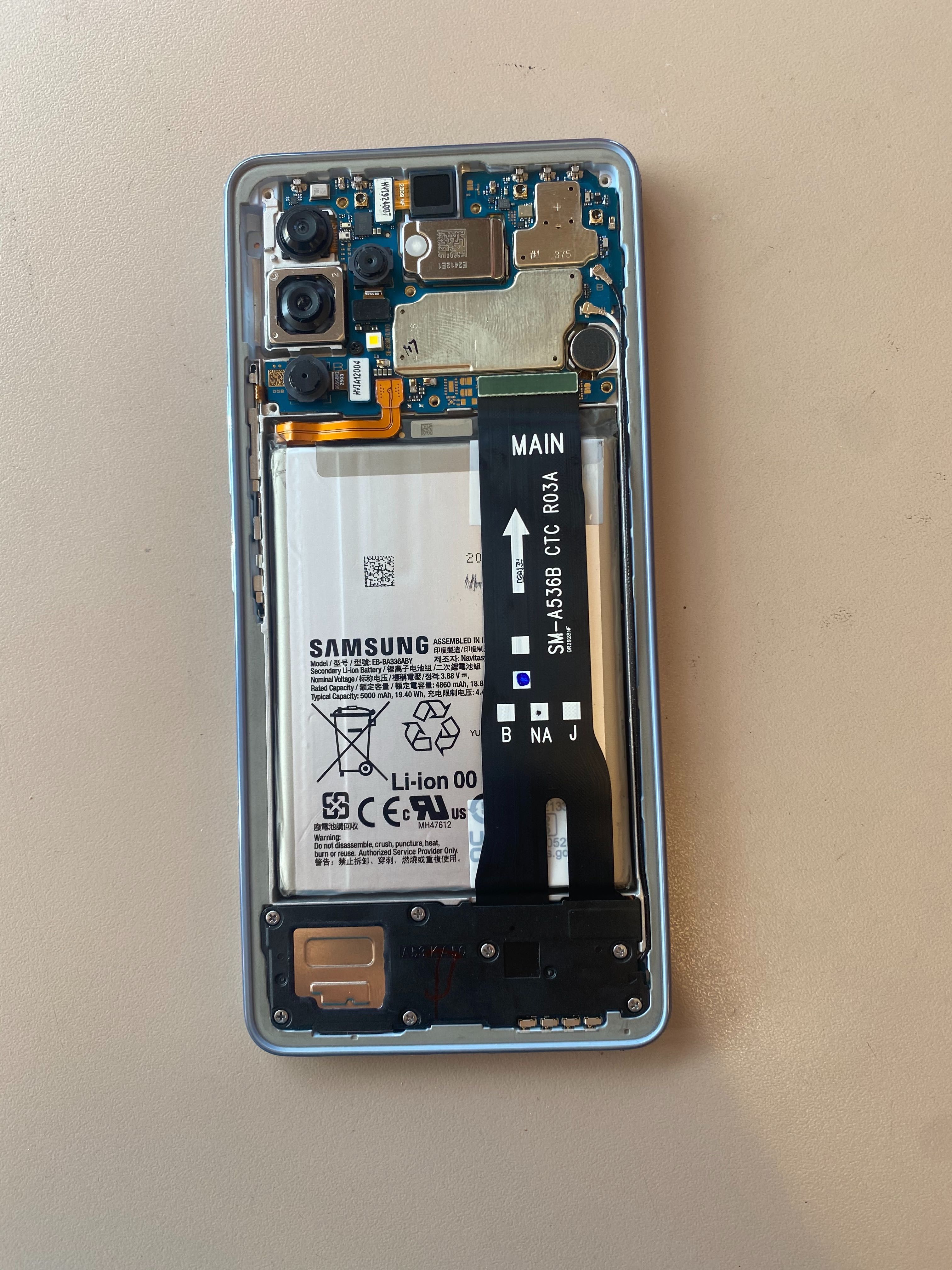 Camera Samsung A53 A536B  baterie mufa microfon difuzor flex capac