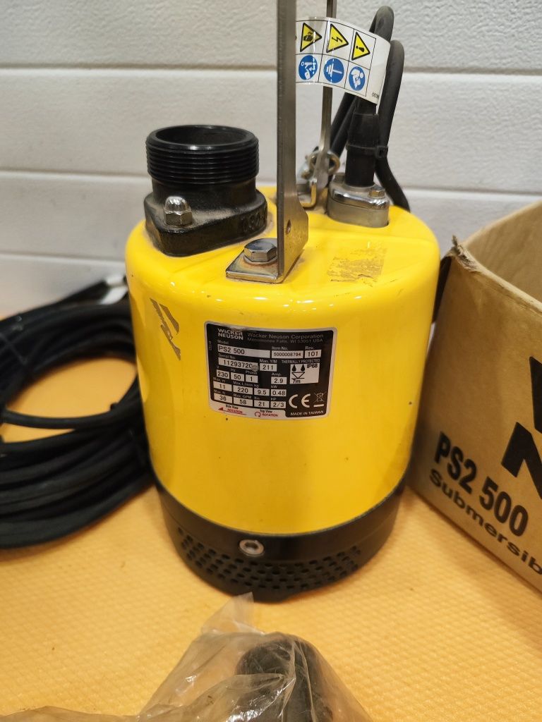 Pompa submersibila NOUA Wacker Neuson PS 2 500 pentru ape murdare