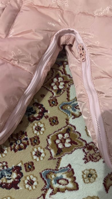 Детский зимний комбинезон! Нежно розовый цвет! Очень теплая