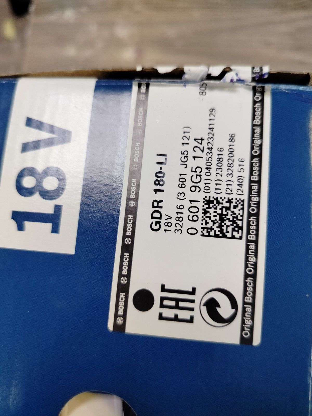 Ударен гайковерт Bosch GDR 180-Li Professional