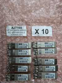 Lot 10xSFP HP 8Gb/s AJ816B