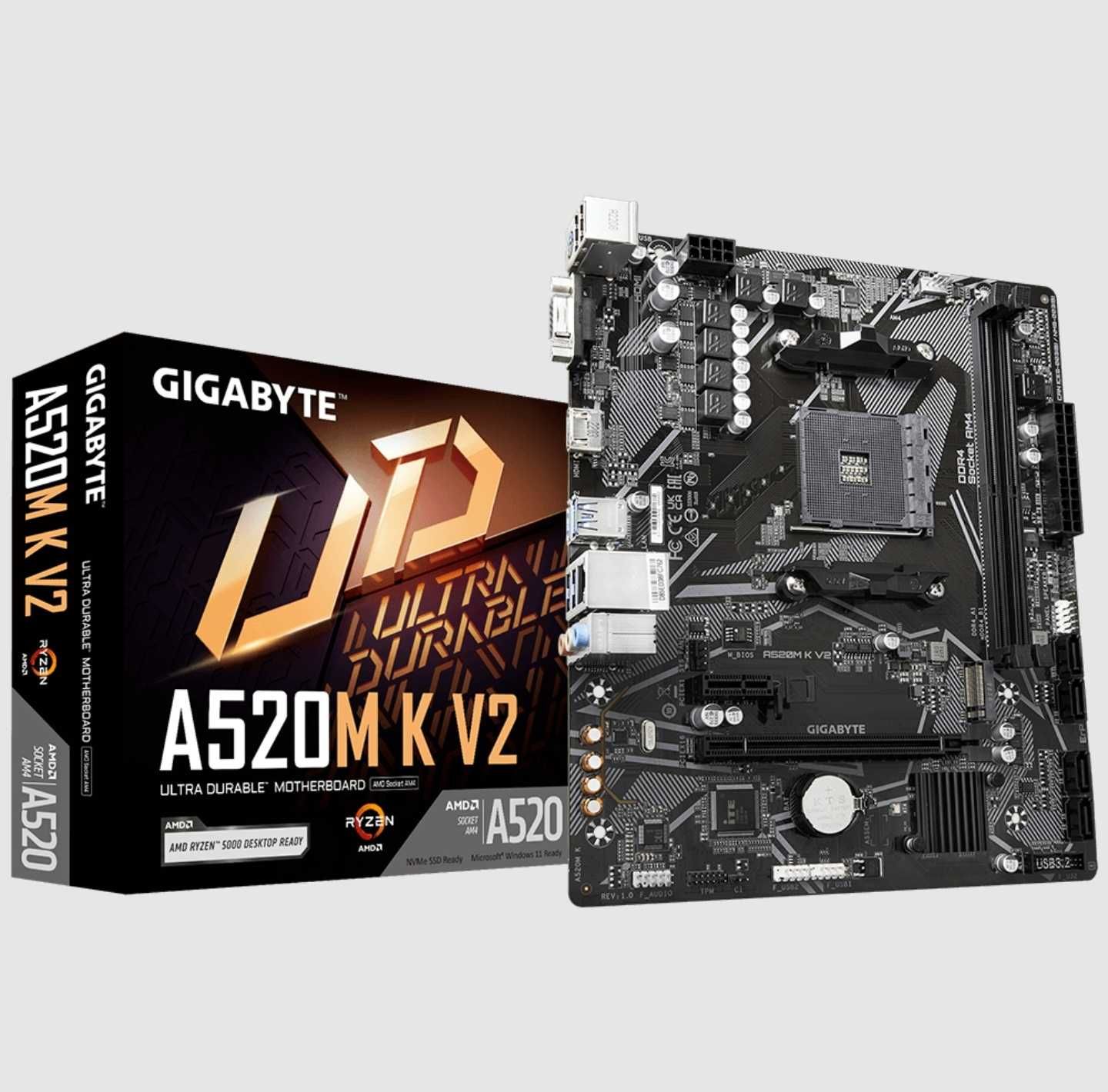 Gigabyte A520M K V2 +
 DDR4 16gb(2x8) Kingston