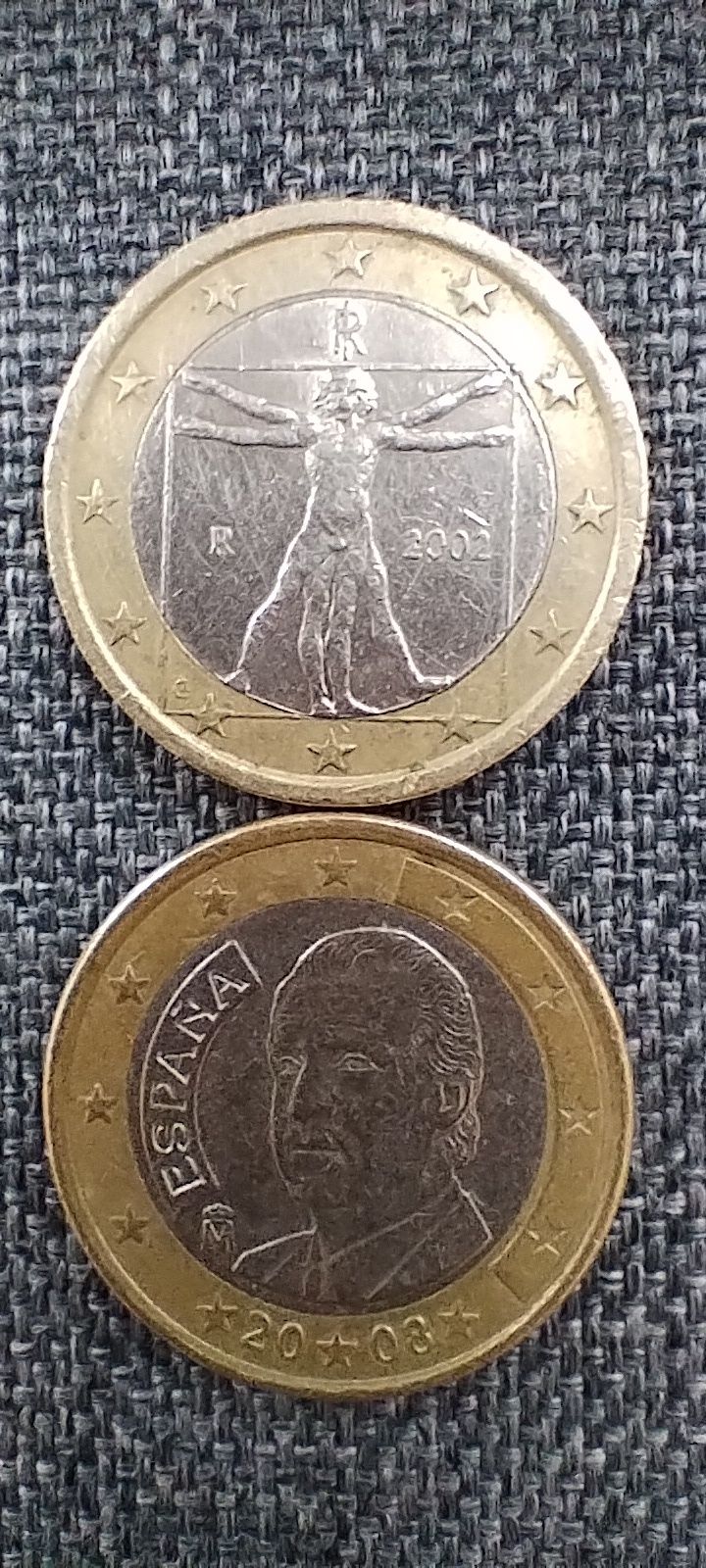 Vând monede de 1 Euro