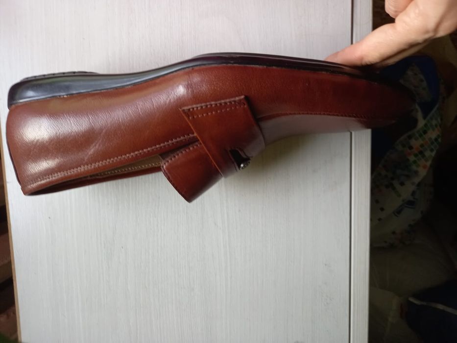 кожаные новые туфли мужские