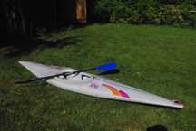Vand caiac ( kaiak kayak )1 persoana sit in, cu padela ( vasla )