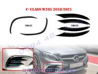 Тунинг Добавка Сплитер Предна Броня Mercedes AMG C W205 Мерцедес В205