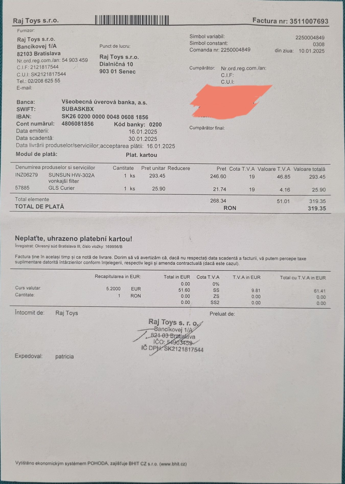 De vânzare filtru extern pentru acvariu