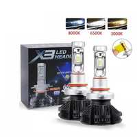 Set 2 bec led (canbus), tip soclu : H11 , model: X3 Premium Led, 50W