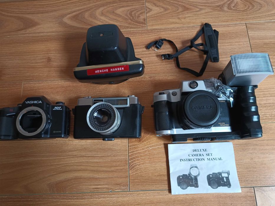 4 aparat Foto vechi: SMENA Symbol,Yashica 107,Min. III,Olympia DL2000A