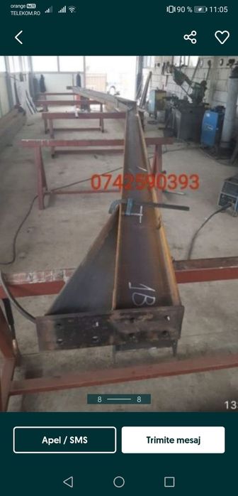 Vand hale metalică structura12x30 si 18x50
