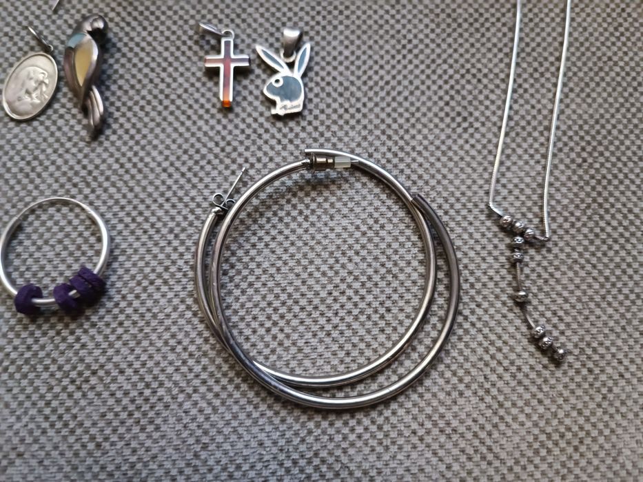 Сребърни неща, висулки,  пръстени