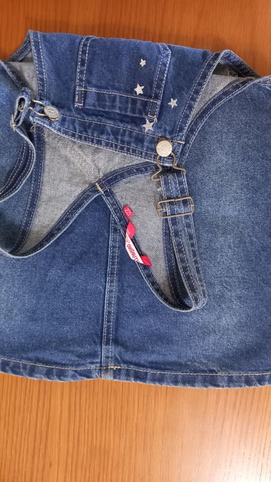 Утеплённый сарафан для девочки 5-7 лет