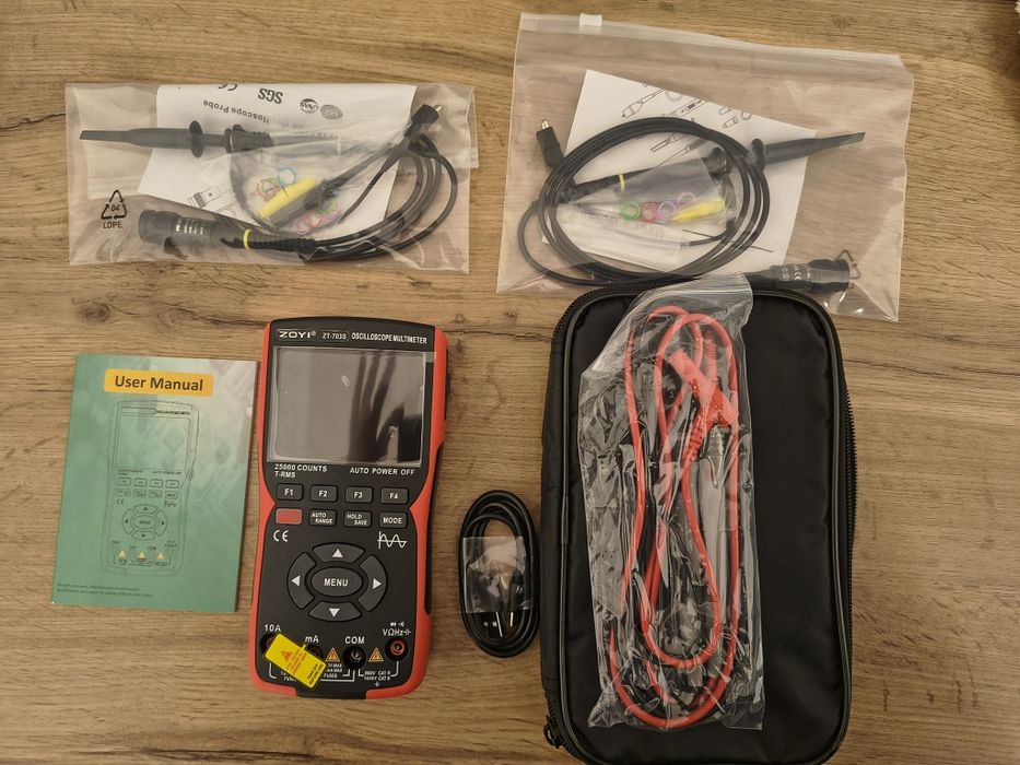 Multimetru Osciloscop Generator funcții Z703s