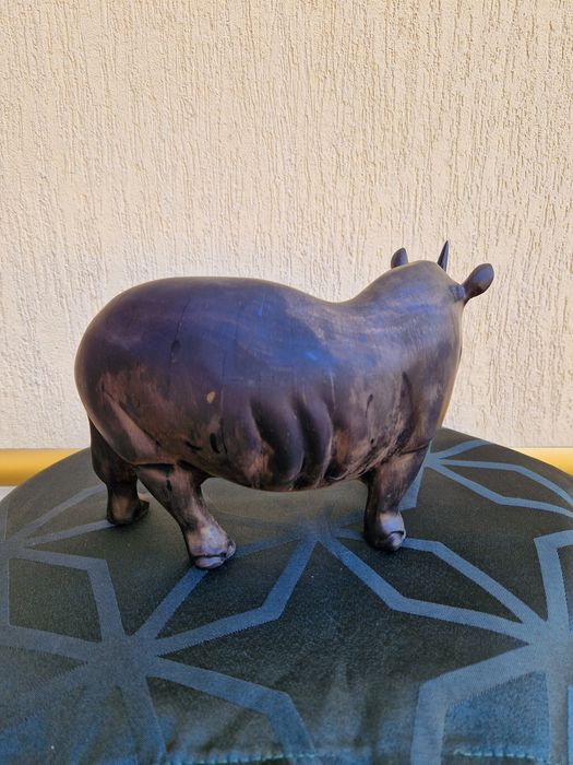 Уникална анг колекционерска дървена фигура статуетка