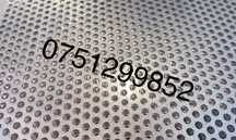 Tabla de inox alimentar perforata