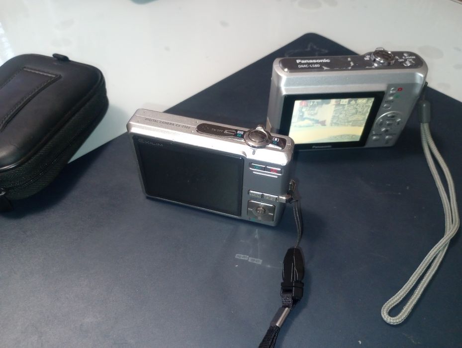 Panasonic Lumix DMC-LS80 funcțional și Casio Exilim EX-Z500, piese