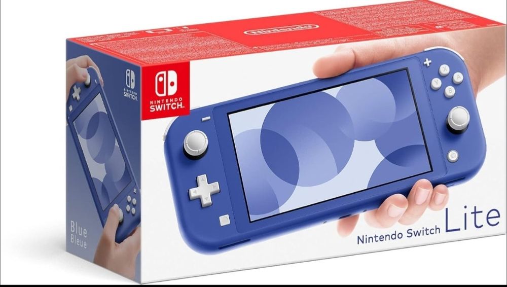 Nintendo Switch Lite Blue – Resigilat, stare perfectă