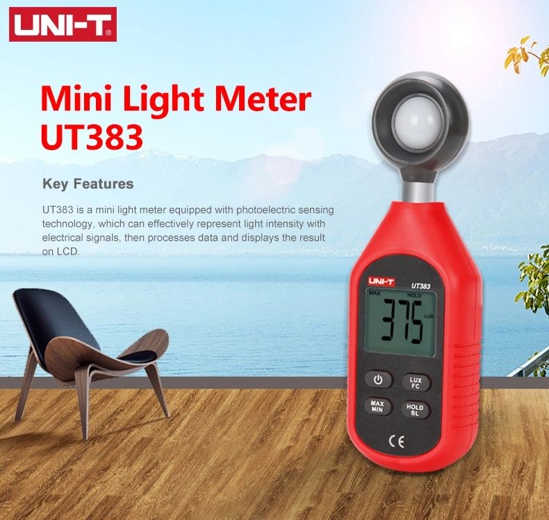 Lux / light meter UNI-T UT383BT луксметър светломер светлометър